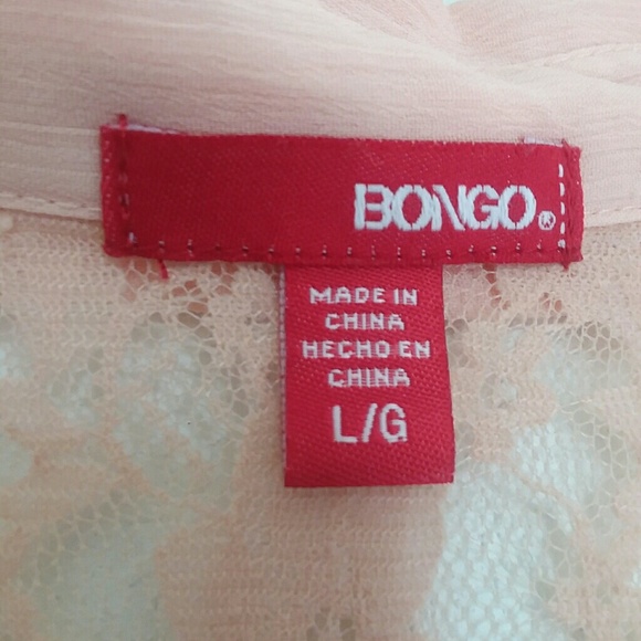 Floral hi-low split back button up top fits M - Picture 4 of 4